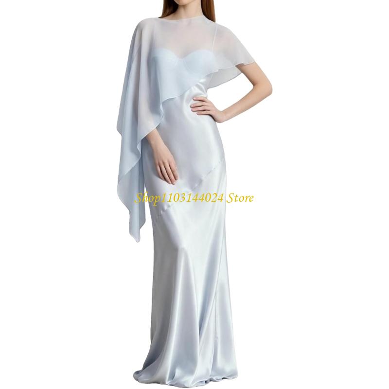 Women'S Formal Wear Wedding Guest - N5KE ผ้าชีฟองผ้าคลุมไหล่ไหลสำหรับชุดแต่งงานและชุดราตรี