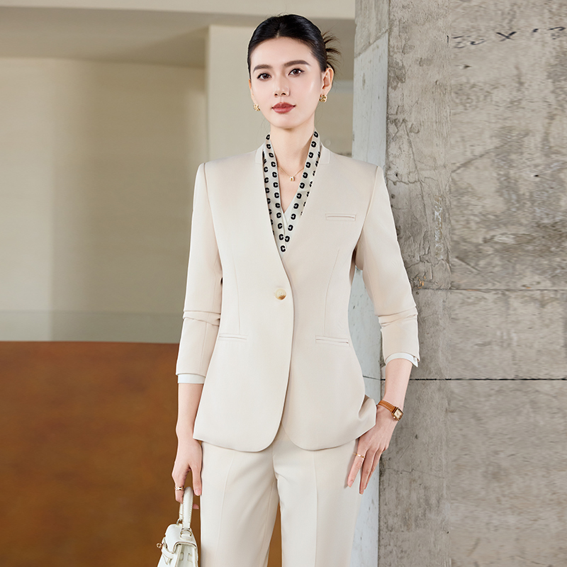 Women Formal Wear For Interview - ชุดสูททำงานผู้หญิงสำหรับธุรกิจมืออาชีพ ประกอบด้วยกางเกงและแจ็คเก็ต เสื้อโค้ทสำหรับงานสัมภาษณ์งานและโอกาสทางการ
