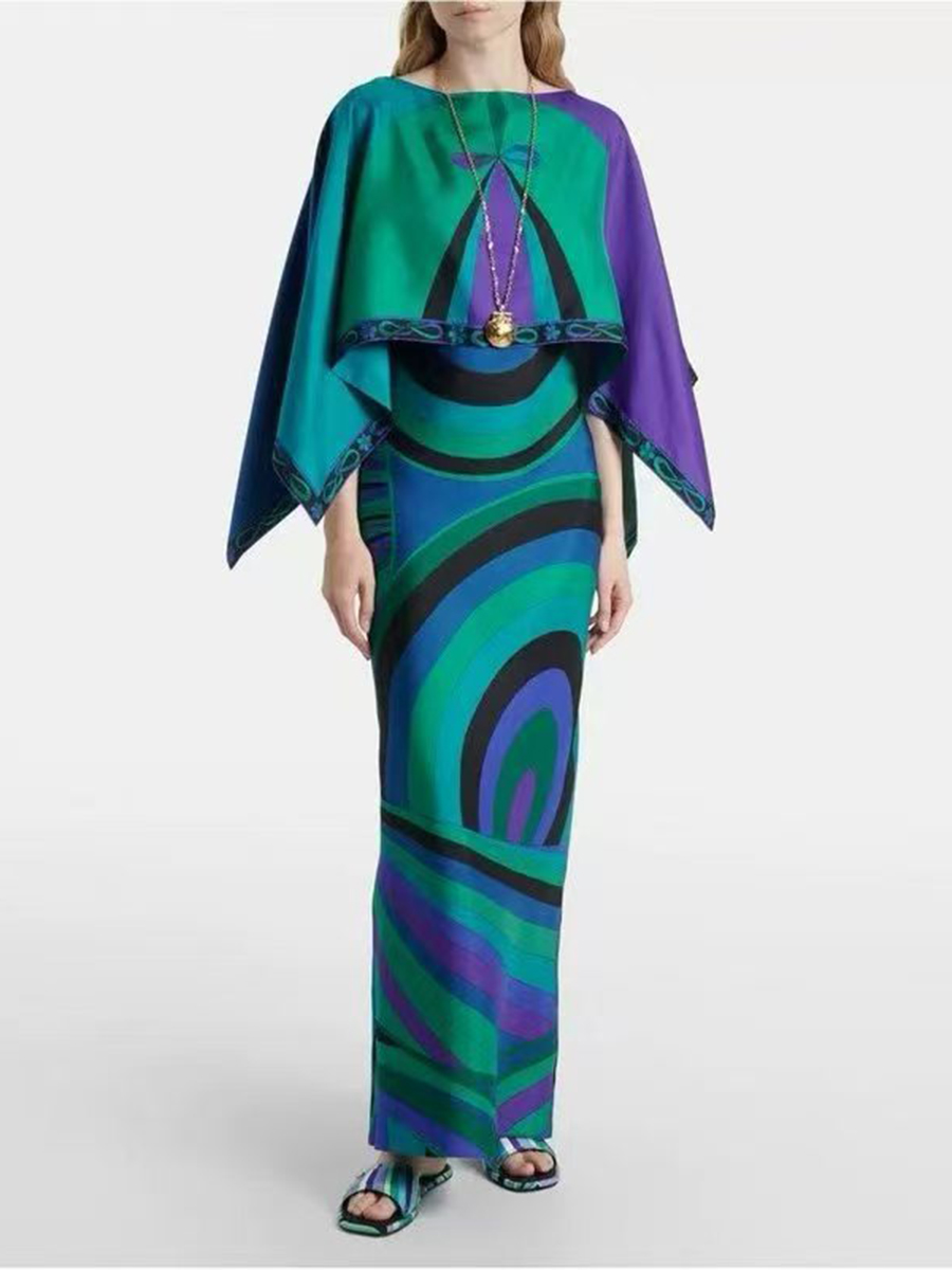 ชุดเซ็ตสองชิ้นลายพิมพ์นามธรรมส - Female Formal Wear บทวิจารณ์และราคา