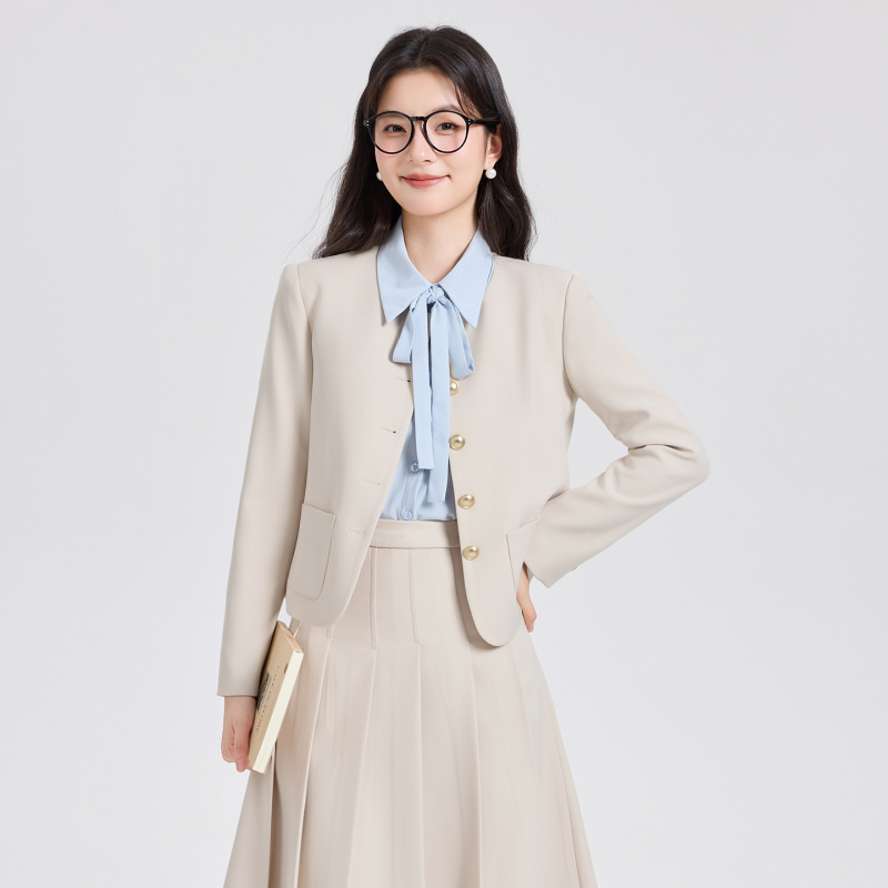 ชุดสูทสีเทาแบบสั้นสำหรับผู้หญิ - Women Formal Wear For Interview บทวิจารณ์และราคา