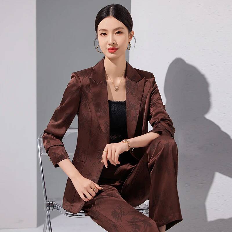ชุดสูทผ้าคุณภาพสูงสำหรับผู้หญิ - Women Formal Wear For Interview บทวิจารณ์และราคา