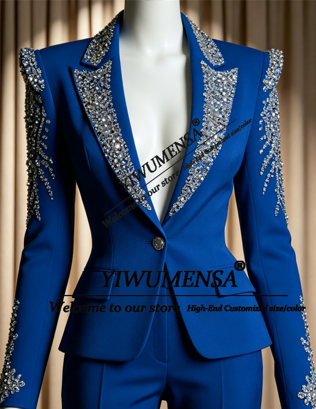ชุดสูทผู้หญิงหรูหรา 2 ชิ้น ประ - Women Formal Wear Blazer Set บทวิจารณ์และราคา
