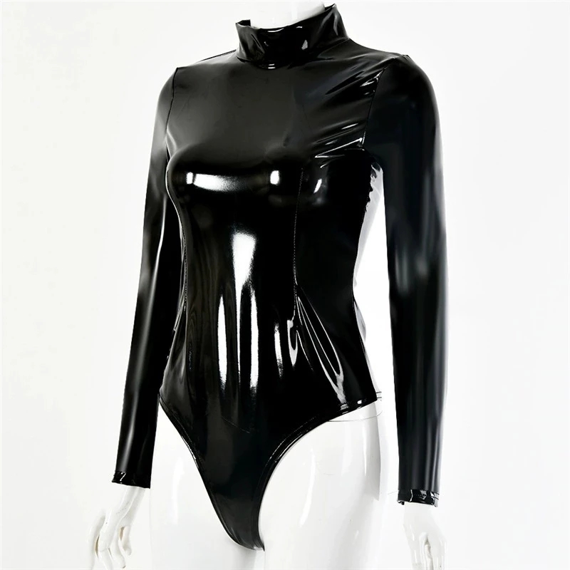 ชุดบอดี้สูทแบบเต็มตัวพิมพ์ลายก - Turtleneck Bodysuit Office บทวิจารณ์และราคา