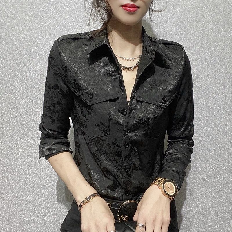 หญิงเสื้อฤดูใบไม้ผลิและฤดูใบไม - Women Formal Wear Shirts บทวิจารณ์และราคา