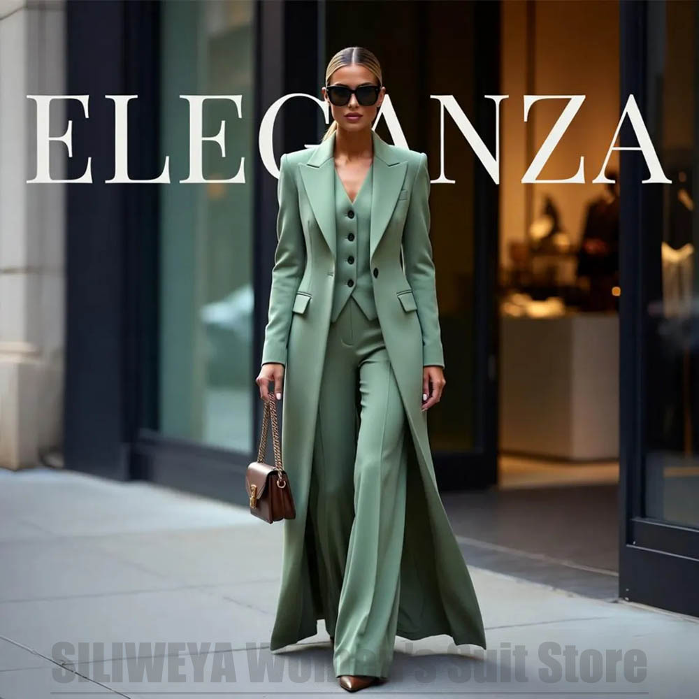 ชุดสูทผู้หญิงสุดชิค แบบสามชิ้น - Women Formal Wear Blazer Set บทวิจารณ์และราคา