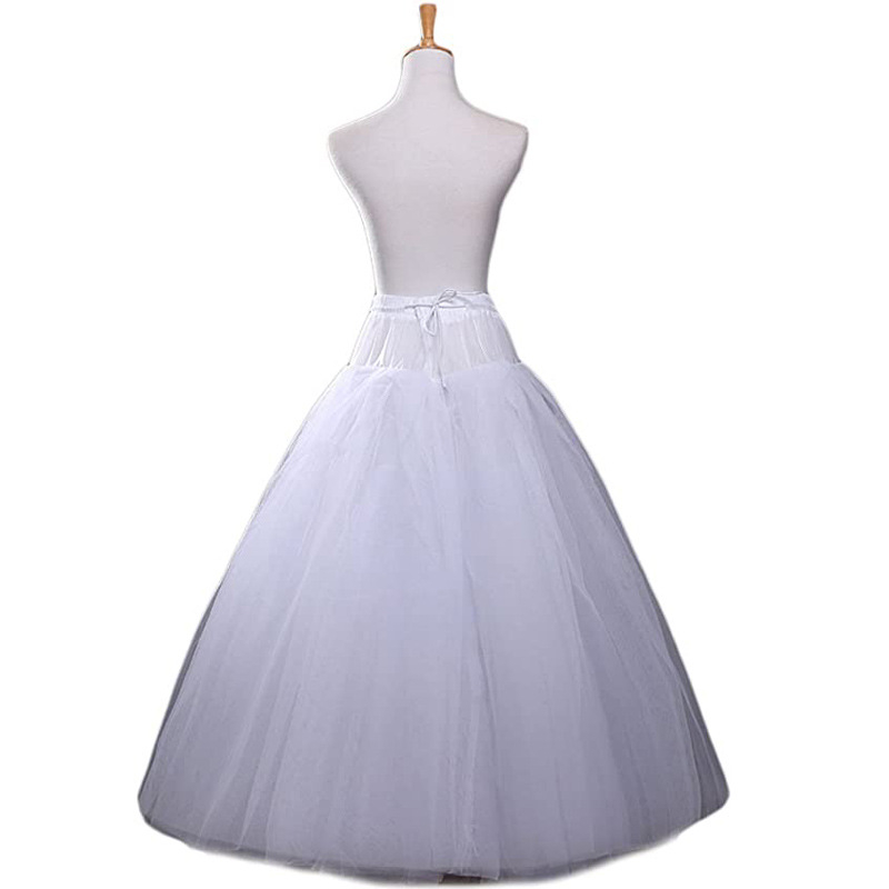 ผู้หญิงยาว Crinoline Petticoat - Women Formal Wear Combination บทวิจารณ์และราคา