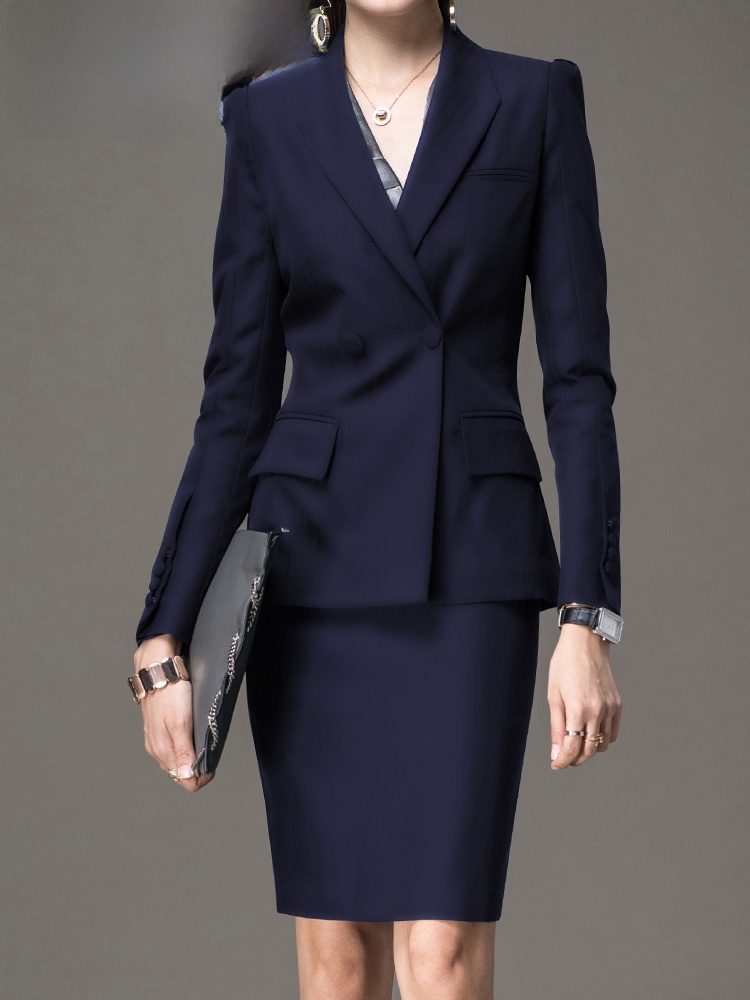 ชุดสูทสีดำสำหรับผู้หญิง แฟชั่น - Women Formal Wear For Interview บทวิจารณ์และราคา
