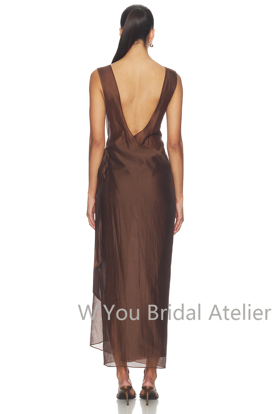 ชุดราตรีแบบเปิดไหล่ แขนกุด จับ - Women'S Formal Wear Wedding Guest บทวิจารณ์และราคา