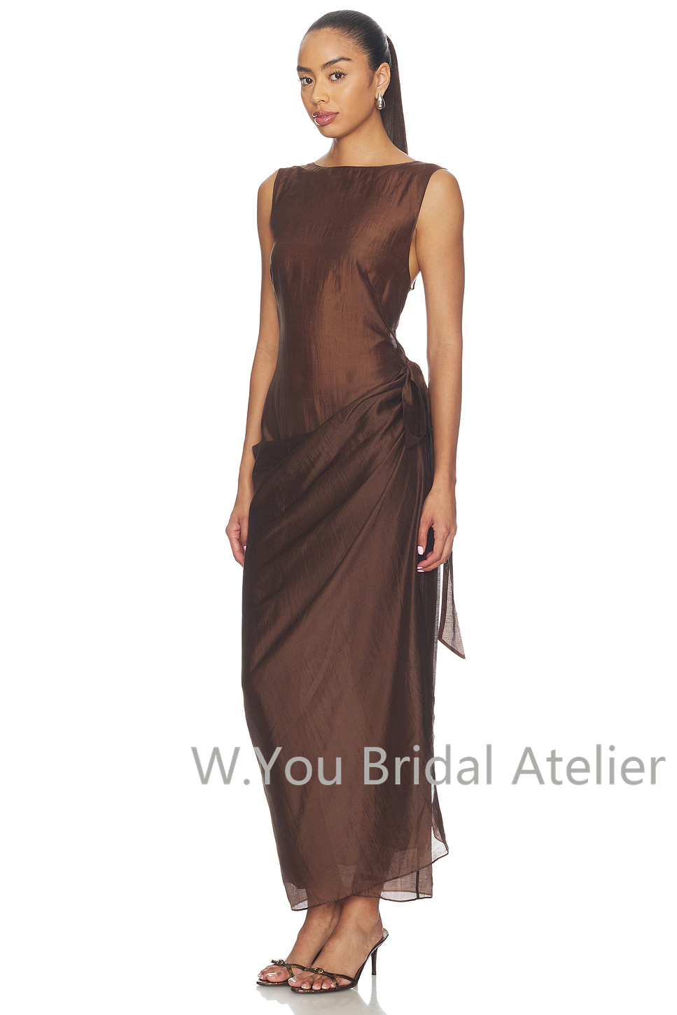 ชุดราตรีแบบเปิดไหล่ แขนกุด จับ - Women'S Formal Wear Wedding Guest บทวิจารณ์และราคา