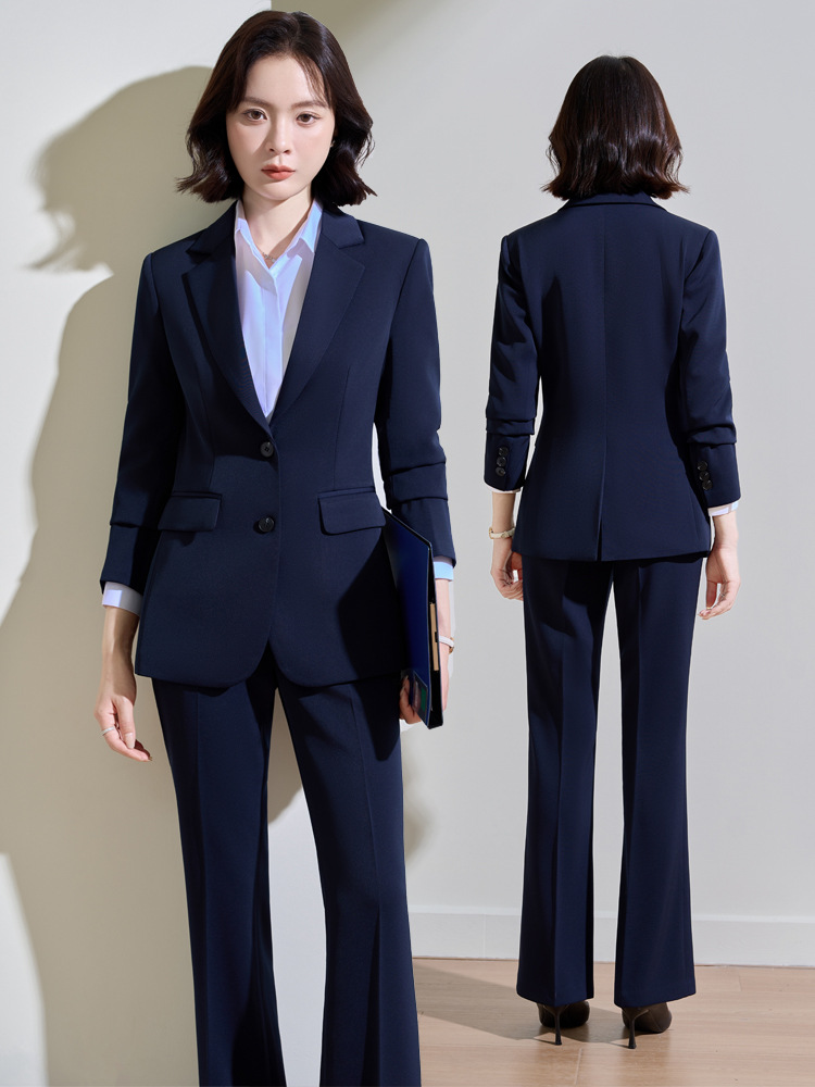 ชุดสูทสีน้ำเงินกรมท่าสำหรับผู้ - Women Formal Wear For Interview บทวิจารณ์และราคา