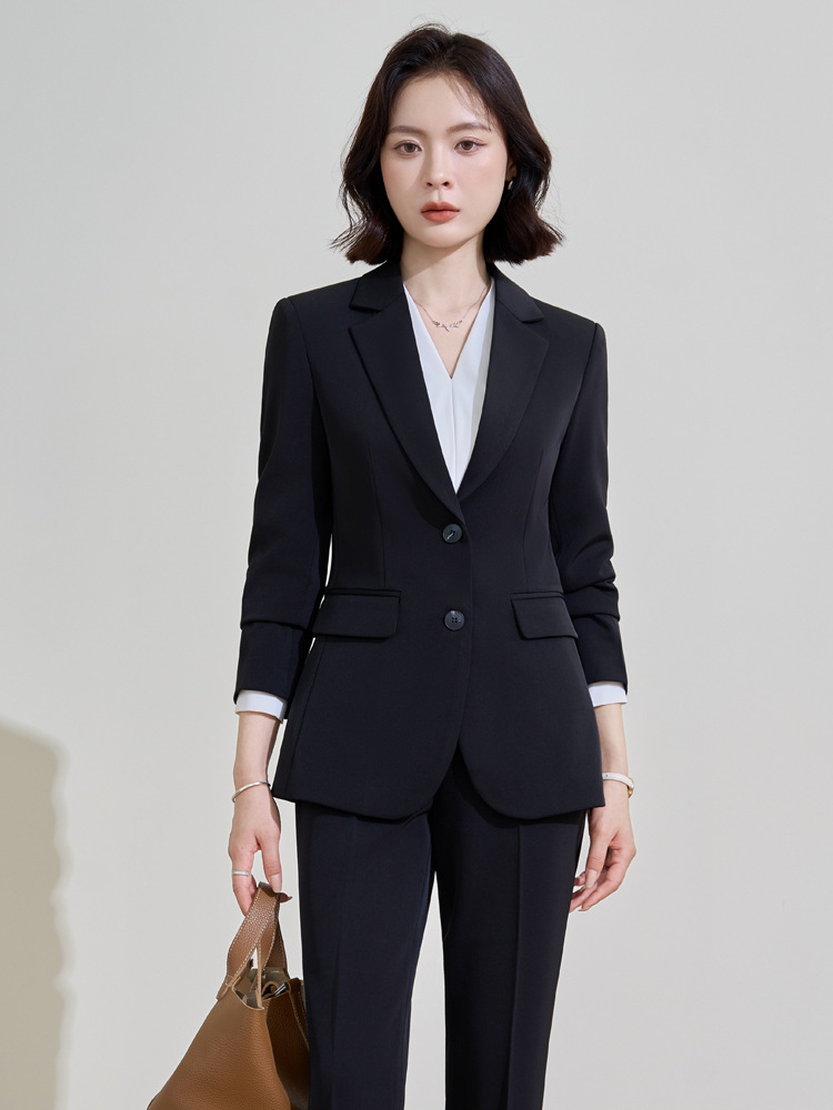 ชุดสูทสีน้ำเงินกรมท่าสำหรับผู้ - Women Formal Wear For Interview บทวิจารณ์และราคา