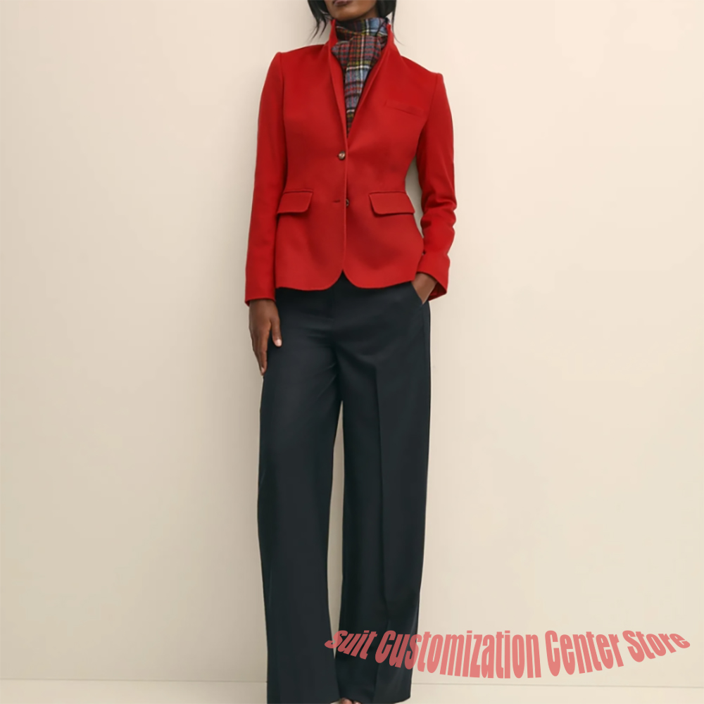 ชุดเสื้อผ้าขนสัตว์สีกรมท่าสำหร - Women Formal Wear Shirts บทวิจารณ์และราคา