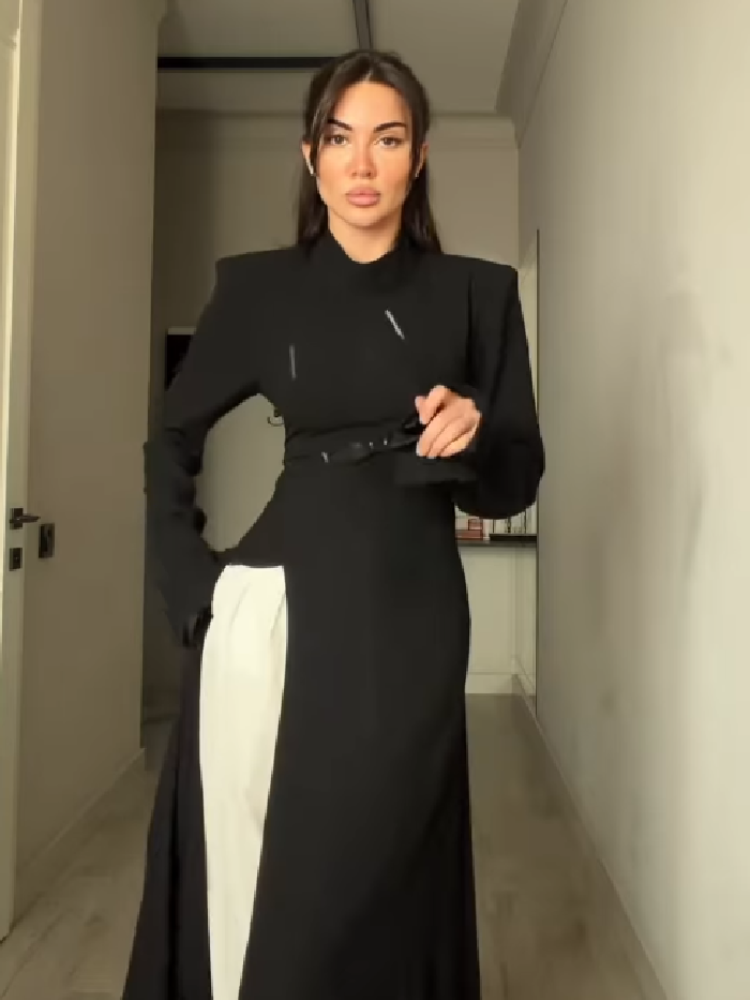 เดรสยาวคอสูงแขนยาวสำหรับผู้หญิ - Female Formal Wear บทวิจารณ์และราคา