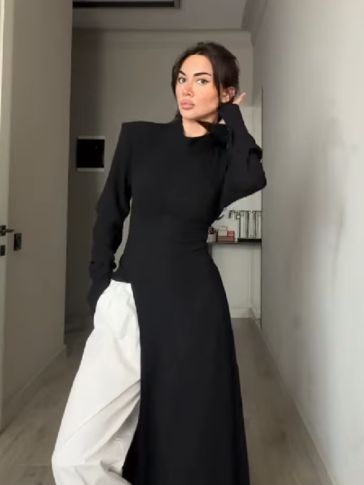 เดรสยาวคอสูงแขนยาวสำหรับผู้หญิ - Female Formal Wear บทวิจารณ์และราคา
