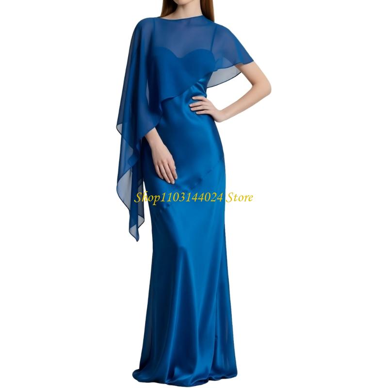 N5KE ผ้าชีฟองผ้าคลุมไหล่ไหลสำห - Women'S Formal Wear Wedding Guest บทวิจารณ์และราคา