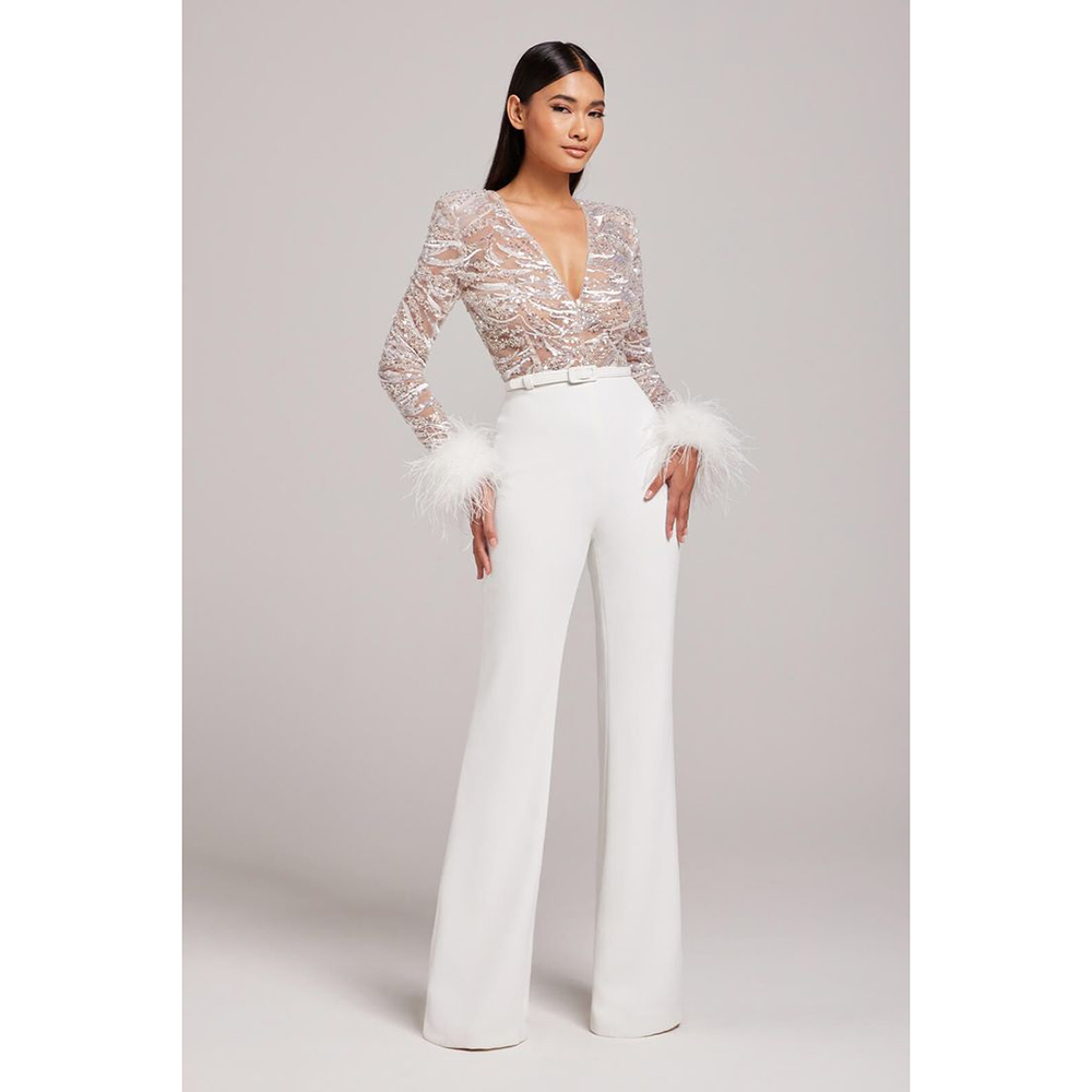 ชุดจั๊มสูทออกงานกลางคืนสุดชิคก - Women'S Formal Jumpsuit Evening Wear บทวิจารณ์และราคา