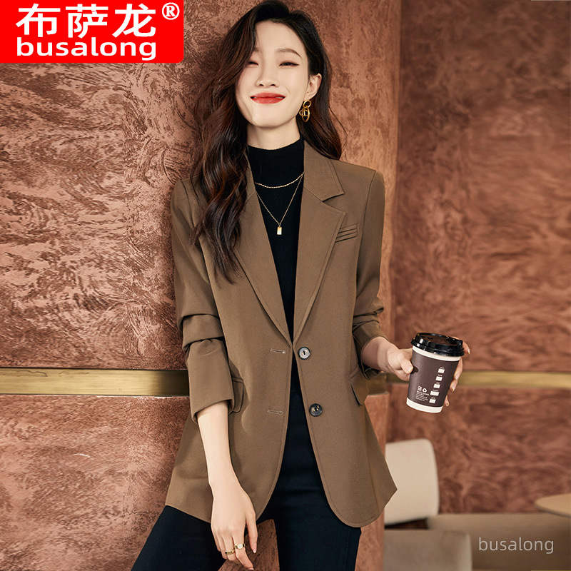 เสื้อเบลเซอร์ฤดูใบไม้ร่วงฤดูหน - Women Formal Wear For Interview บทวิจารณ์และราคา