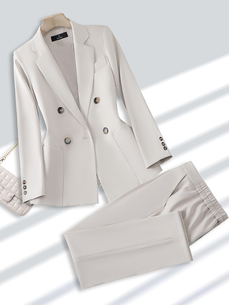 ชุดสูททำงานแฟชั่นสำหรับผู้หญิง - Women Formal Wear Blazer Set บทวิจารณ์และราคา