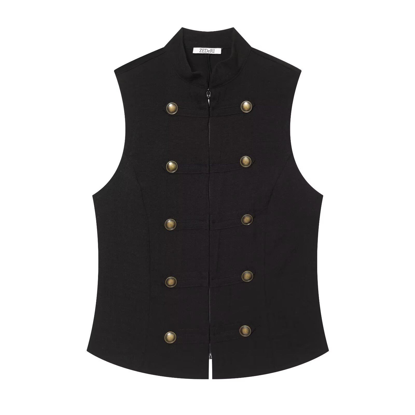 เสื้อเชิ้ตแขนกุดทรงสลิมฟิตสำหร - Women Formal Wear Shirts บทวิจารณ์และราคา