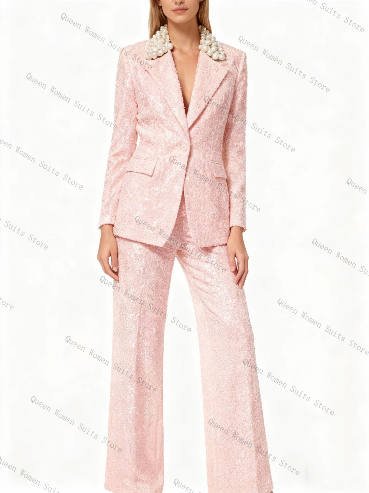 ชุดสูทผู้หญิงสีน้ำเงินกรมท่าปร - Women'S Formal Wear Wedding Guest บทวิจารณ์และราคา