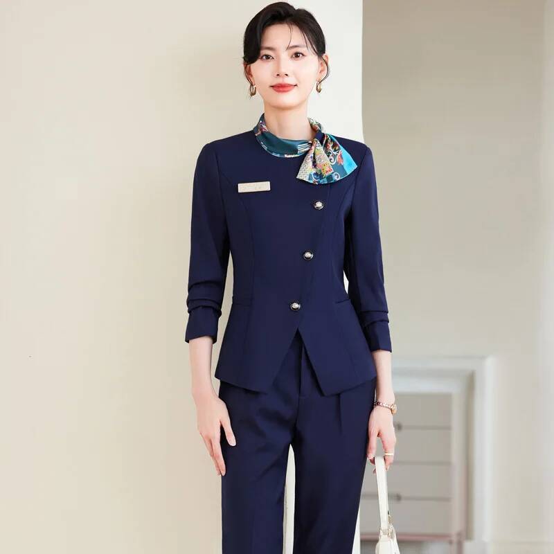 ชุดกางเกงสูทสไตล์หรูหราสำหรับผ - Women Formal Wear For Interview บทวิจารณ์และราคา