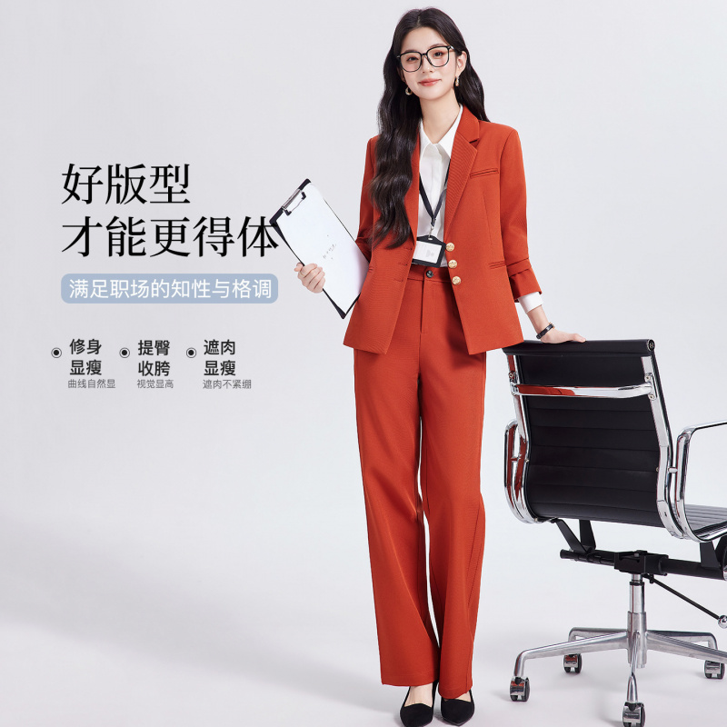 ชุดสูทผู้หญิงสีกากี ระดับไฮเอน - Women Formal Wear For Interview บทวิจารณ์และราคา