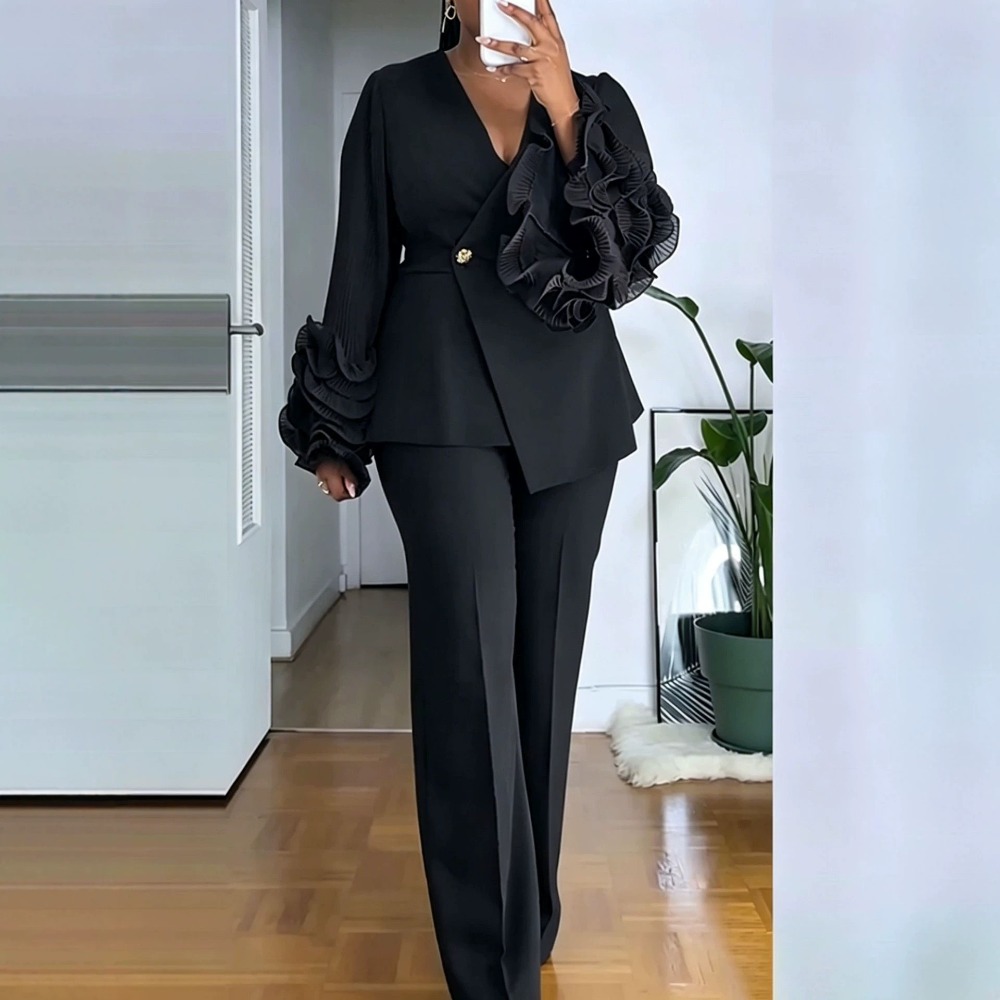 ชุดสูทกางเกง 2 ชิ้นสำหรับผู้หญ - Female Formal Wear บทวิจารณ์และราคา