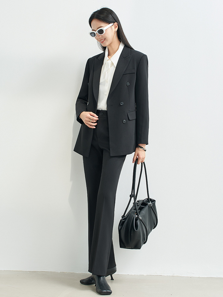 ชุดกระโปรงสีน้ำเงินกรมท่าสำหรั - Women Formal Wear For Interview บทวิจารณ์และราคา