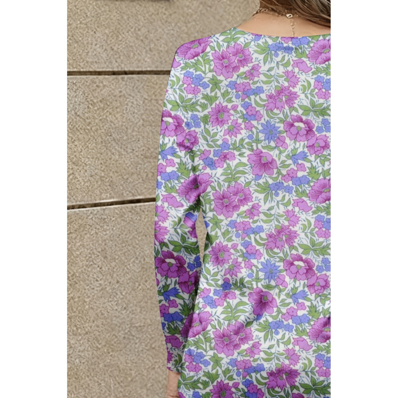 เสื้อผู้หญิงคอวีแขนยาวลายพิมพ์ - Women'S Formal Wear Wedding Guest บทวิจารณ์และราคา